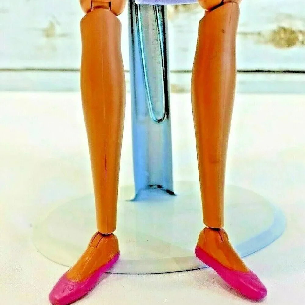 MATTEL BARBIE Doll Twist-N-Turn Purple Gown Articulated Elbows Knees 12" Tall - Picture 5 of 12